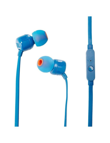Auriculares Intrauditivos JBL Tune 110/ con Micrófono/ Jack 3.5/ Azules 2