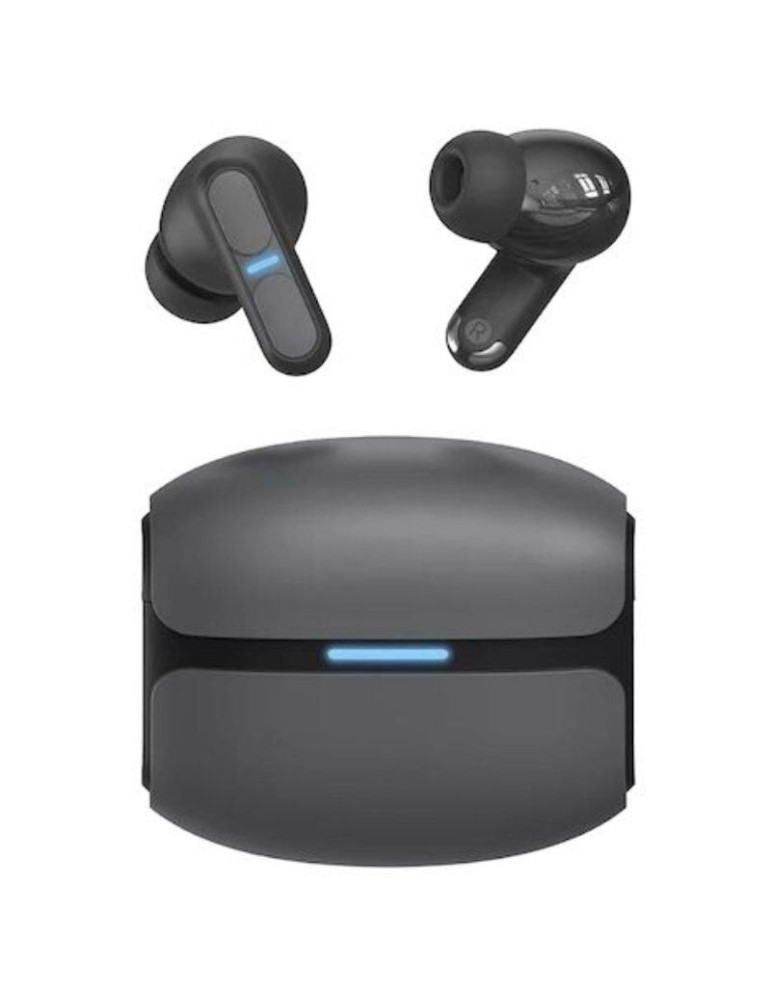 Auriculares Bluetooth Leotec TWS Gaming Nebula Fit con estuche de carga/ Autonomía 7.5h/ Negros