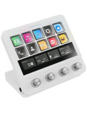Stream Deck Mars Gaming MSD-PRO/ 10 Teclas LCD + 4 Diales Personalizables/ Blanco