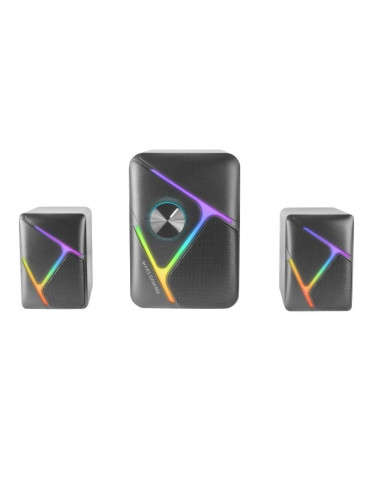 Altavoces Mars Gaming MS-H21/ 35W/ 2.1/ Negros 2