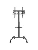 Soporte de Suelo Orientable/ Inclinable con Ruedas Fonestar STS-4244N para TV de 32-65"/ hasta 35kg