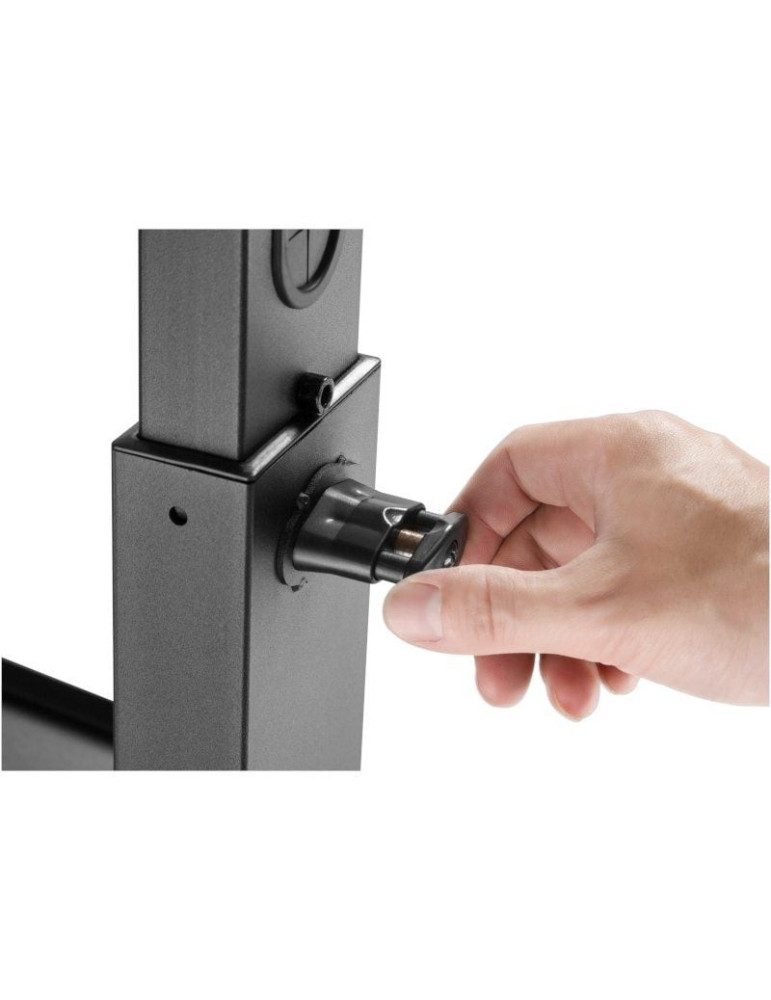 Soporte de Suelo Orientable/ Inclinable con Ruedas Fonestar STS-4244N para TV de 32-65"/ hasta 35kg