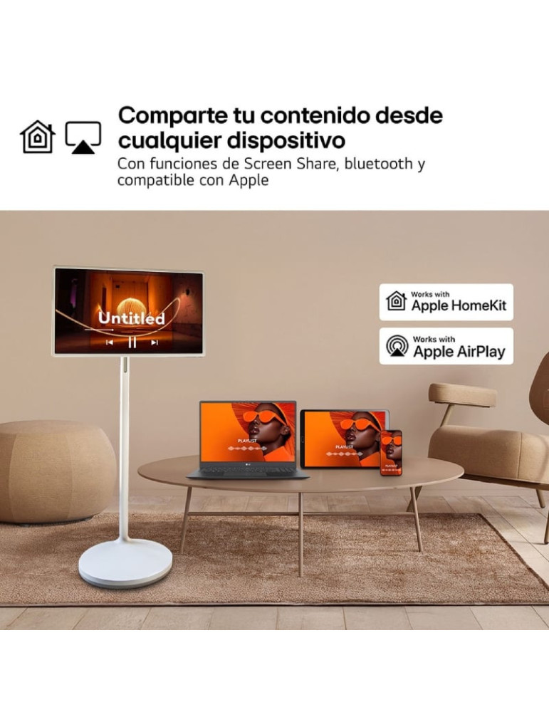 Smart Monitor Portátil LG 27LX6TDGA StanbyMe2 27"/ QHD/ Multimedia/ Smart TV