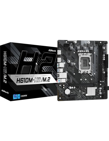 Placa Base Asrock H610M-H2/M.2 Socket 1700/ DDR4/ PCIe 4.0/ Micro ATX
