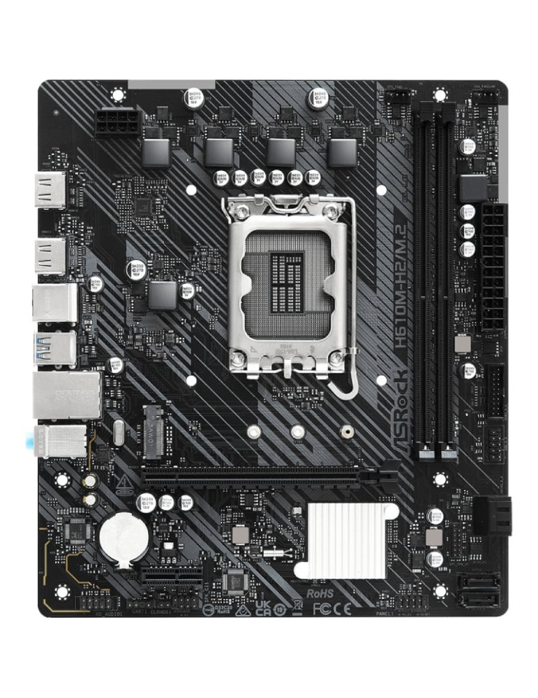 Placa Base Asrock H610M-H2/M.2 Socket 1700/ DDR4/ PCIe 4.0/ Micro ATX