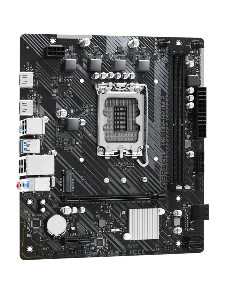Placa Base Asrock H610M-H2/M.2 Socket 1700/ DDR4/ PCIe 4.0/ Micro ATX
