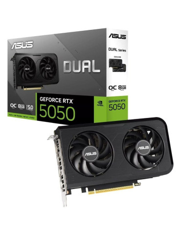 Tarjeta Gráfica Asus Dual GeForce RTX 5050 OC/ 8GB GDDR6