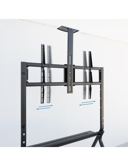 Soporte de Suelo con Ruedas TooQ FS20208M-B para TV de 55-100"/ hasta 120kg