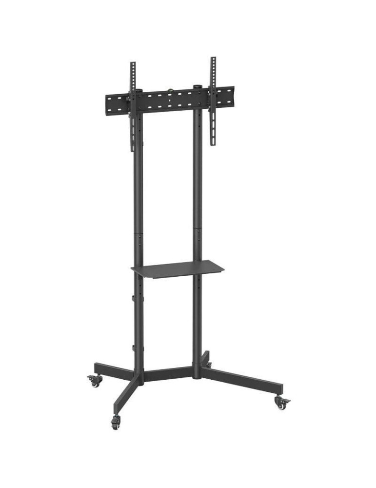 Soporte de Suelo Inclinable con Ruedas Aisens FT70TE-333 para TV 37"-70"/ hasta 45kg