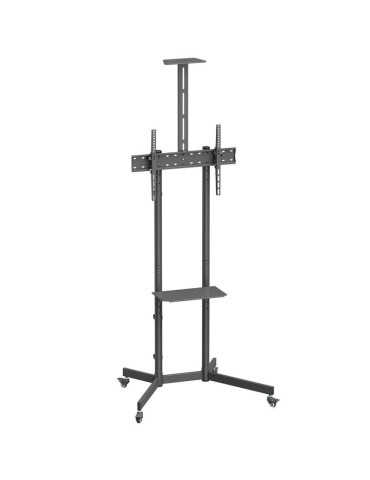Soporte de Suelo Inclinable con Ruedas/ Soporte de Cámara Aisens FT70TE-335 para TV 37"-70"/ hasta 45kg