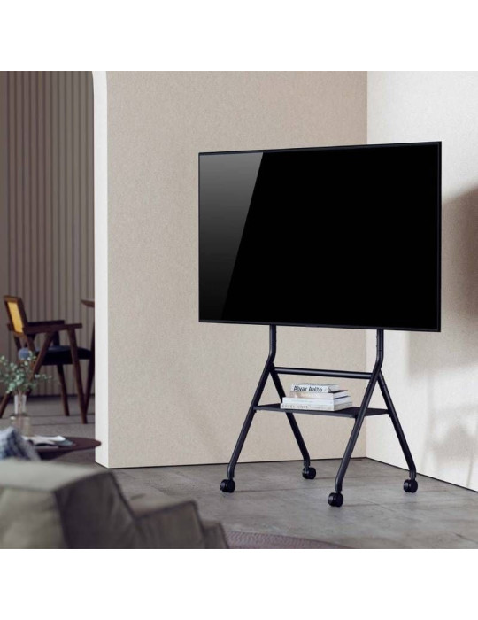 Soporte de Suelo con Ruedas Aisens FT86FE-329 para TV de 37-86"/ hasta 80kg