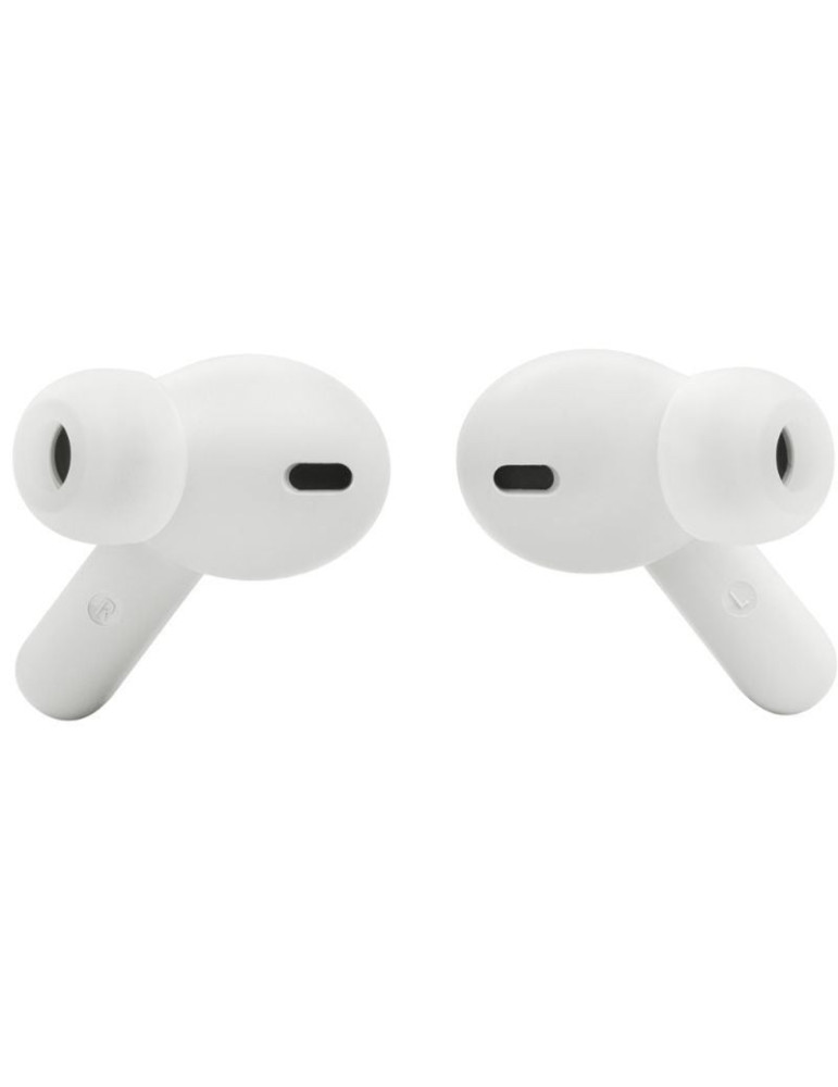 Auriculares Bluetooth JBL Wave Beam con estuche de carga/ Autonomía 8h/ Blanco