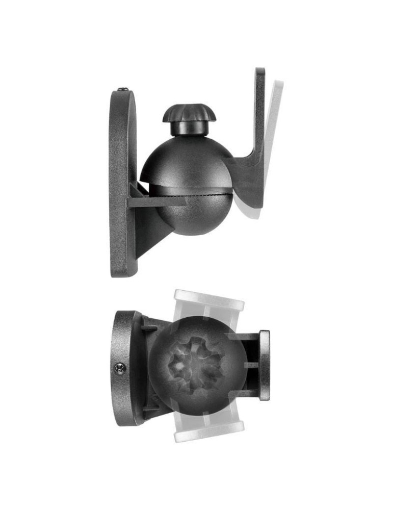 Soporte de Pared Giratorio/ Inclinable Aisens SPK06U-423 para Altavoces/ hasta 3.5kg