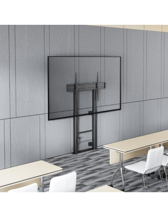 Soporte de Suelo Giratorio/ Inclinable/ Nivelable Aisens FWF100E-351 para TV de 60-100"/ hasta 120kg