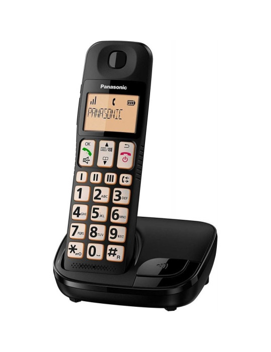 Teléfono Inalámbrico Panasonic KX-TGE310SP/ Negro