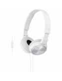Auriculares Sony MDRZX310APW/ con Micrófono/ Jack 3.5/ Blancos
