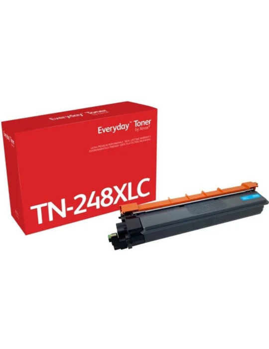 Tóner compatible Xerox 006R04876 compatible con Brother TN248XLC Alta Capacidad/ Cian