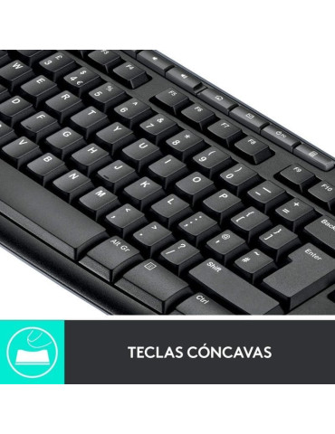 Teclado y Ratón Inalámbricos Logitech Wireless Combo MK270 2