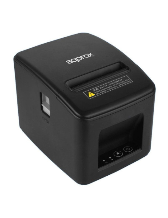 Impresora de Tickets Approx appPOS80AM-USBLAN/ Térmica/ Ancho papel 80mm/ USB-Ethernet-RJ11/ Negra