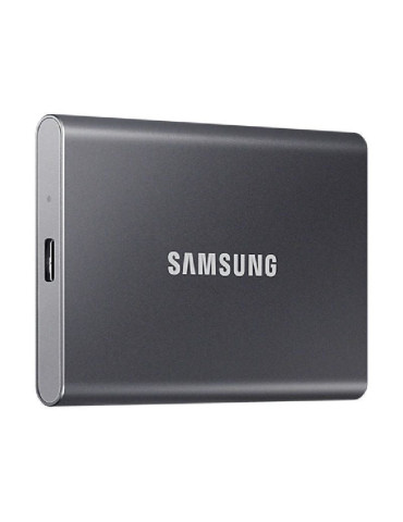 Disco Externo SSD Samsung Portable T7 2TB/ USB 3.2/ Gris