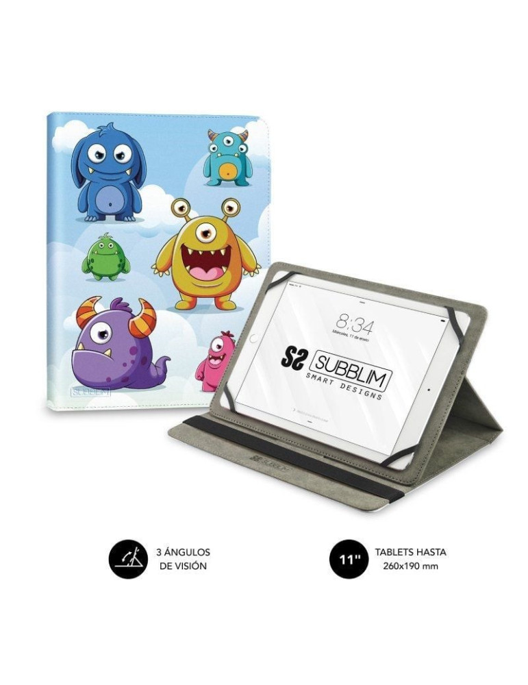 Funda Subblim Trendy Case Monsters para Tablets de 11"