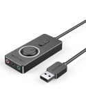 Tarjeta de Sonido Vention CDRBB/ USB Macho - 3x Jack 3.5 Hembra