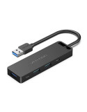 Hub USB 3.0 Vention CHVBB/ 3xUSB/ 1xMicroUSB PD/ 1xLector Tarjetas