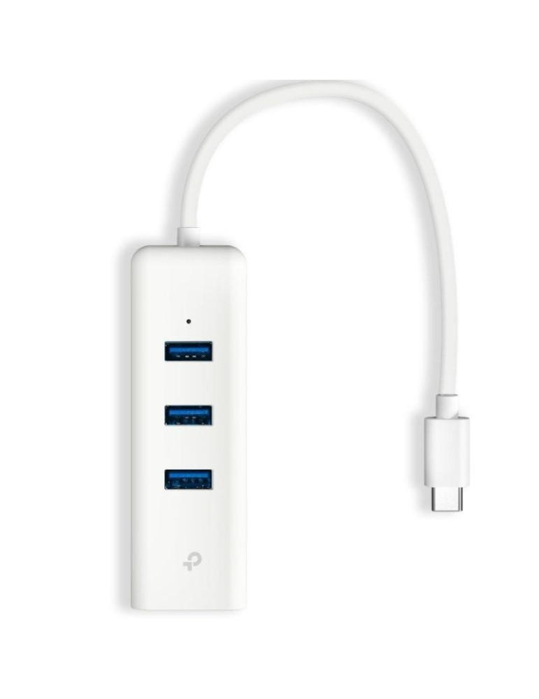 Hub USB Tipo-C 3.0 TP-Link UE330C/ 3xUSB/ 1xRJ45/ Blanco