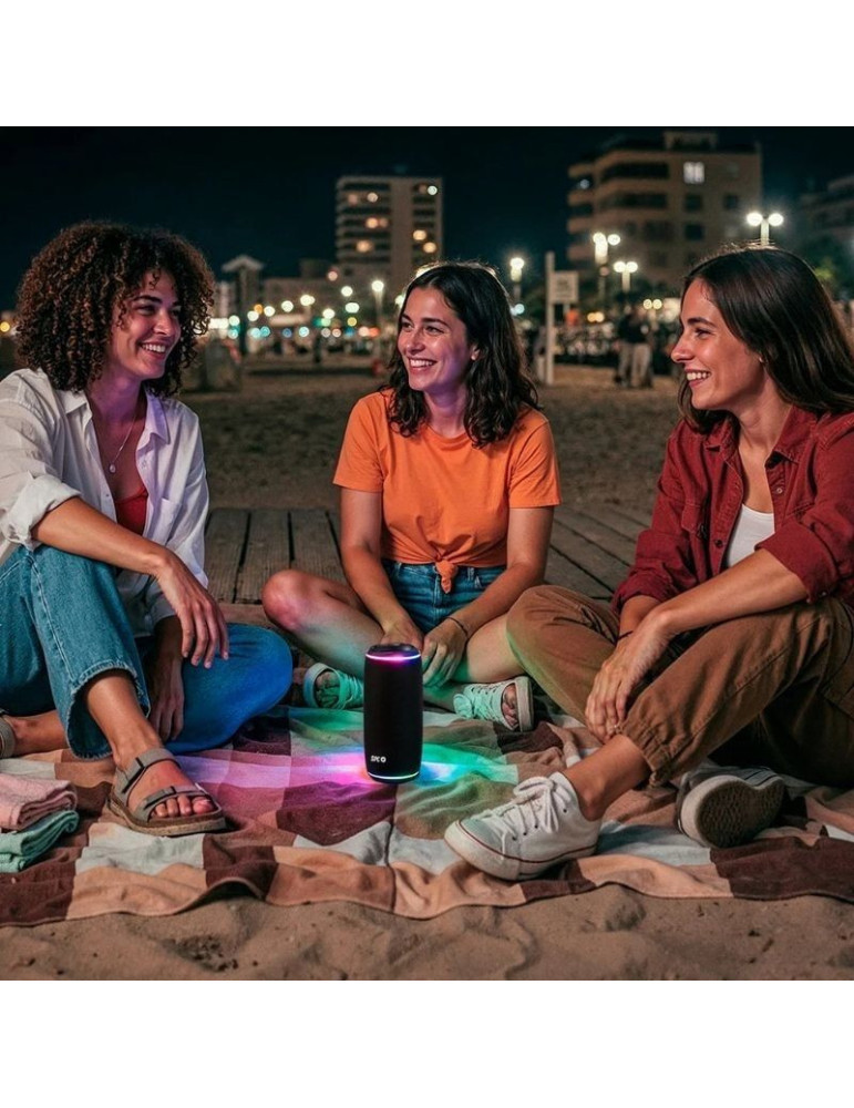 Altavoz con Bluetooth SPC Orbital Glow/ 25W/ 2.0