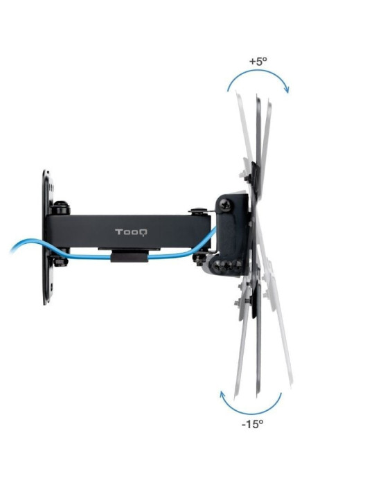 Soporte de Pared Extensible/ Giratorio/ Inclinable TooQ LP1343TN-B para TV de 13-43"/ hasta 20kg