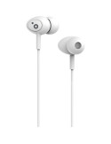 Auriculares Intrauditivos Sunstech Pops/ con Micrófono/ Jack 3.5/ Blancos