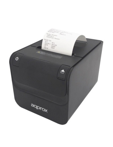 Impresora de Tickets Approx appPOS80AMUSE/ Térmica/ Ancho papel 80mm/ USB-RS232-Ethernet/ Negra 2