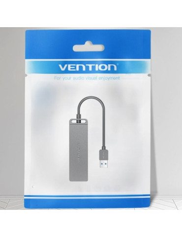 Hub USB 3.0 Vention CHLHB/ 4xUSB/ 1xMicroUSB PD/ Gris 2