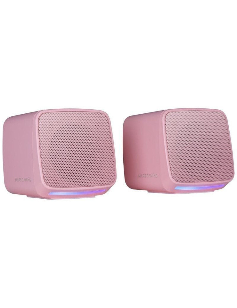 Altavoces Mars Gaming MS-PRO/ 10W/ 1.0/ Rosas
