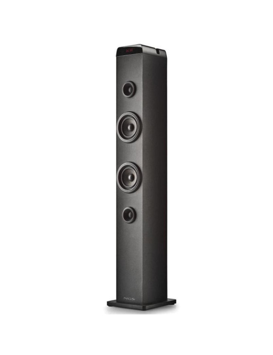 Torre de Sonido con Bluetooth NGS SKY CHARM PRO/ 80W/ 2.0/ Negra