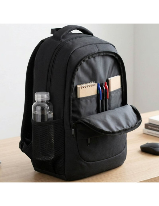Mochila Subblim City Plus 26L Backpack para Portátiles hasta 16"/ Puerto USB/ Repelente al agua/ Reflectante/ Cinta para Trolley