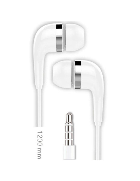 Auriculares Intrauditivos Tech One TEC2905/ con Micrófono/ Jack 3.5/ Blancos