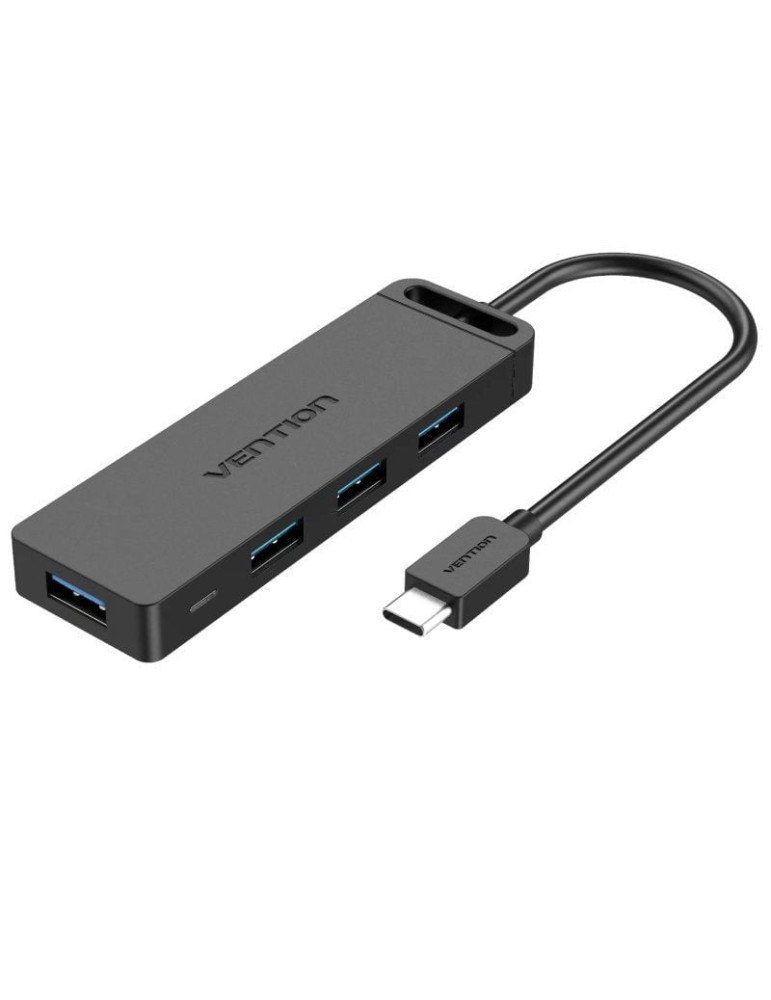 Hub USB Tipo-C Vention TGKBB/ 4xUSB/ 1xMicroUSB PD