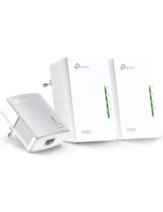 Adaptador Powerline TP-Link TL-WPA4220T KIT 500Mbps/ Alcance 300m/ Pack de 3