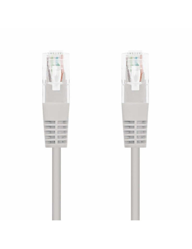 Cable de Red RJ45 UTP Nanocable 10.20.0400-L25 Cat.6/ 25cm/ Gris