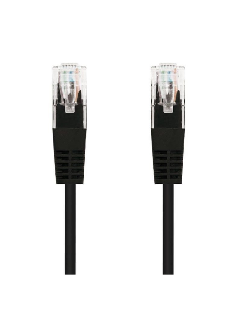 Cable de Red RJ45 UTP Nanocable 10.20.0402-BK Cat.6/ 2m/ Negro