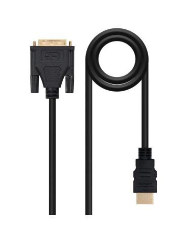 Cable HDMI Nanocable 10.15.0503/ DVI Macho - HDMI Macho/ 3m/ Negro 2