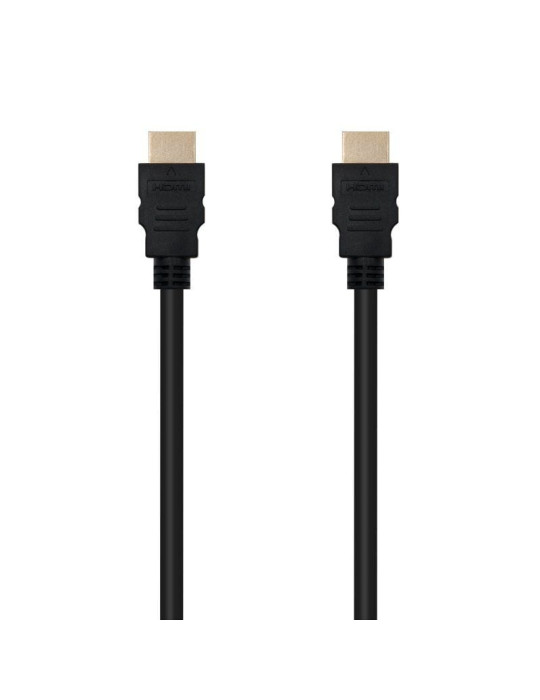 Cable HDMI 1.4 Nanocable 10.15.1700/ HDMI Macho - HDMI Macho/ 1m/ Negro