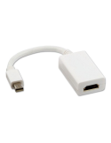 Conversor Nanocable 10.16.0102-W/ Mini DisplayPort Macho - HDMI Hembra/ 15cm/ Blanco