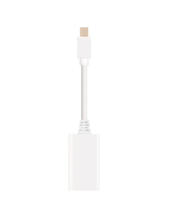 Conversor Nanocable 10.16.0102-W/ Mini DisplayPort Macho - HDMI Hembra/ 15cm/ Blanco
