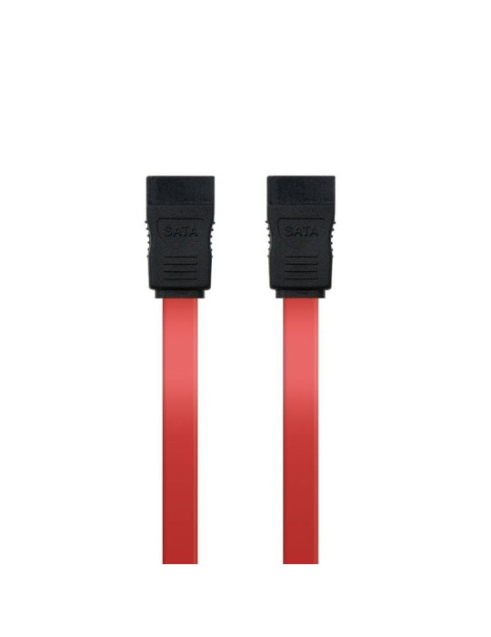 Cable SATA Nanocable 10.18.0101-OEM/ SATA Hembra - SATA Hembra/ 50cm/ Rojo
