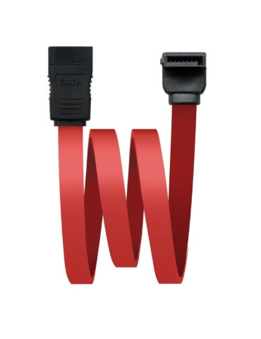 Cable SATA Nanocable 10.18.0202-OEM/ SATA Hembra - SATA Hembra/ 50cm/ Rojo
