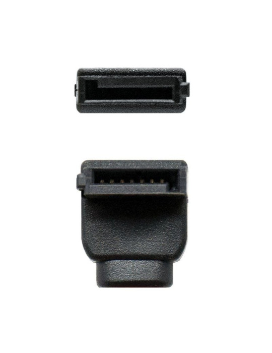 Cable SATA Nanocable 10.18.0202-OEM/ SATA Hembra - SATA Hembra/ 50cm/ Rojo