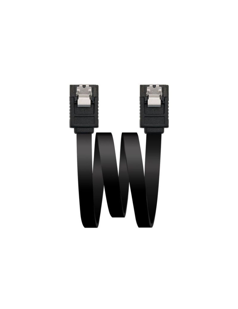 Cable SATA III Nanocable 10.18.1001-BK/ 50cm/ Negro