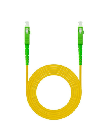 Cable de Fibra Óptica G657A2 Nanocable 10.20.0000-100/ LSZH/ 100m/ Amarillo